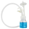 125mL PETG PharmaTainer™ Square Sterile Bottle Assembly with 48mm Cap2V8® Cap with 2 Ports & CellGyn® TPE Tubing