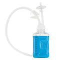 1 Liter PETG PharmaTainer™ Square Sterile Bottle Assembly with 48mm Cap2V8® Cap with 2 Ports & CellGyn® TPE Tubing