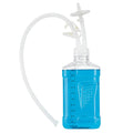 2 Liter PETG PharmaTainer™ Square Sterile Bottle Assembly with 48mm Cap2V8® Cap with 2 Ports & CellGyn® TPE Tubing