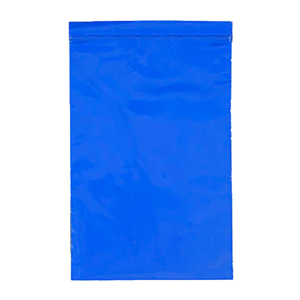 3" W x 5" L x 2 mil Thick Blue Reclosable Polyethylene Zipper Bags - Case of 1000