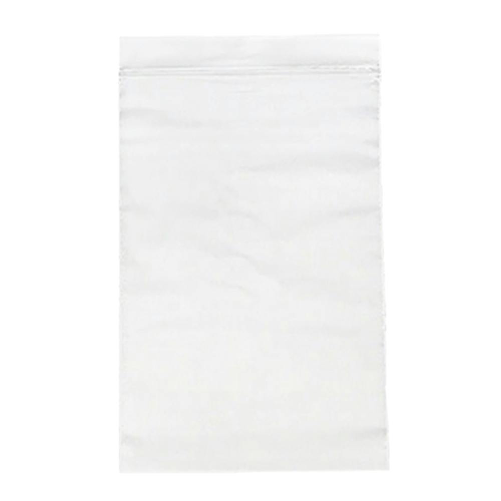 9" W x 12" L x 2 mil Thick White Reclosable Polyethylene Zipper Bags - Case of 1000