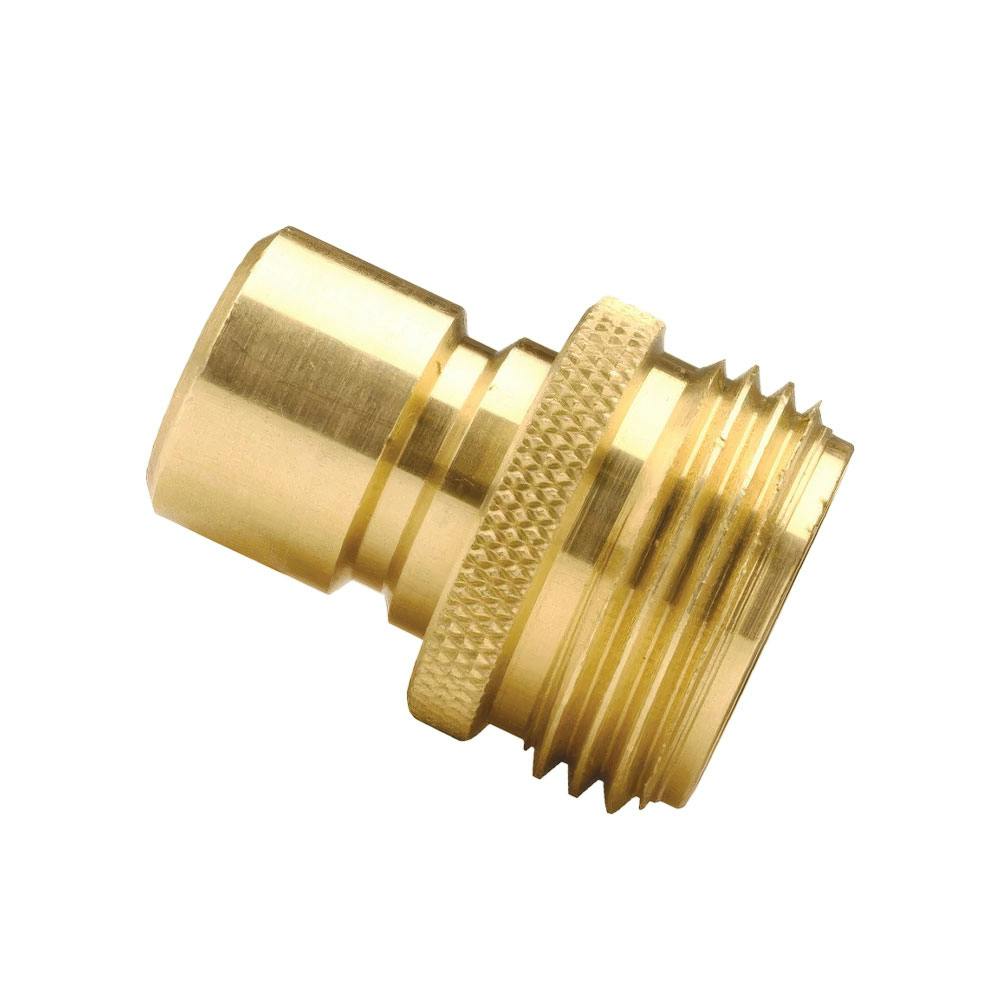Flexzilla® 3/4" MGHT x Quick-Connect Brass Plug