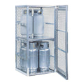 20 lb. to 33 lb. Vertical 8 Cylinder Capacity Justrite® LPG Locker with 1 Manual-Close Door