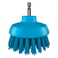 3.5" Dia. Blue Polypropylene Vikan® HyDrive Round Brush with Extra Stiff Polyester Bristles
