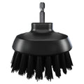 3.5" Dia. Black Polypropylene Vikan® HyDrive Round Brush with Extra Stiff Polyester Bristles