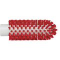 2" Dia. Red Polypropylene Vikan® Threaded Pipe Brush Head with Stiff Polyester Bristles (Handle Sold Separately)