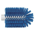 4.1" Dia. Blue Polypropylene Vikan® Threaded Pipe Brush Head with Medium Polyester Bristles (Handle Sold Separately)