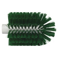 4.1" Dia. Green Polypropylene Vikan® Threaded Pipe Brush Head with Medium Polyester Bristles (Handle Sold Separately)