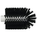 4.1" Dia. Black Polypropylene Vikan® Threaded Pipe Brush Head with Medium Polyester Bristles (Handle Sold Separately)
