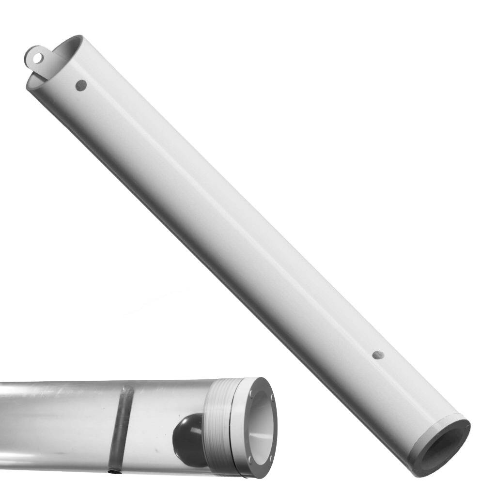 1 Liter White PVC Reusable Bailer - 1.6" OD x 36" L