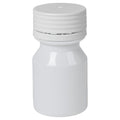 30mL White PET Energy Shot Bottle with White Spiral™ Tamper-Evident Cap