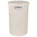 5 Gallon Natural Tamco® Plating Tank with Cover - 10" Dia. x 16" High