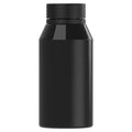 100mL Mini Black PET Energy Shot Bottle with Black Spiral™ Tamper-Evident Cap