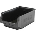 Quantum® Black Magnum PCR PP Bin 20" L x 12" W X 8" Hgt.-Case of 6