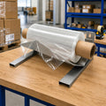 15" W x 15" L x 75 Gauge Thick Clear PVC Perforated Cling Wrap - 700 Sheets