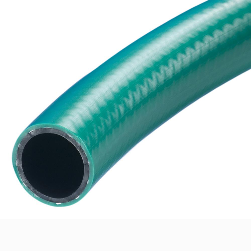 3/4" (19.1mm) ID x 0.972" OD x 0.111" Wall Green Kuri Tec® A1307 Series Standard-Duty Reinforced PVC Water & Garden Hose