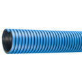 3" (76.2mm) ID x 3.6" OD Blue Tigerflex® Tiger™ TBLU™ Series EPDM Suction Hose