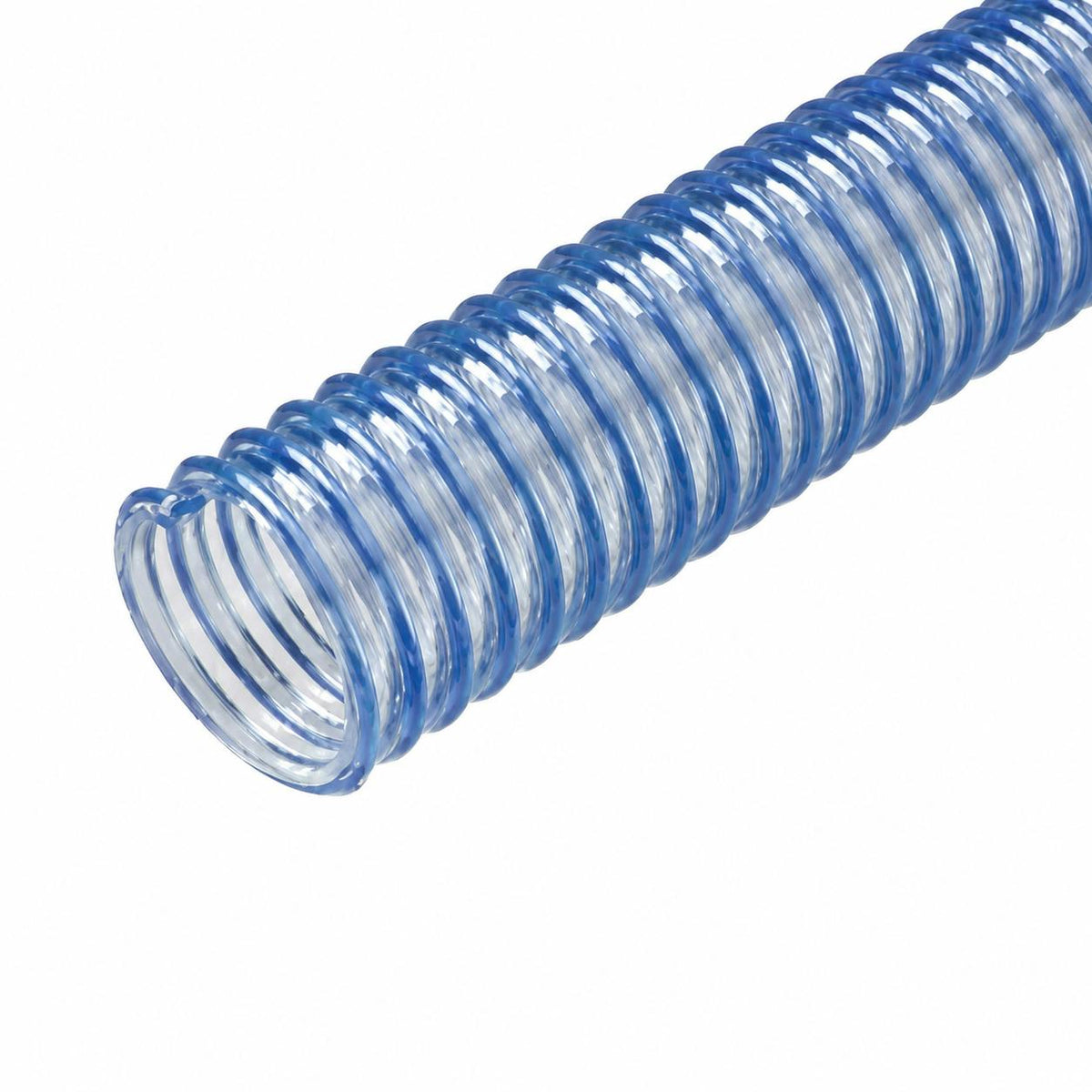 5" ID x 5.74" OD Tigerflex® WT™ Series Standard-Duty Food-Grade PVC Material Handling Hose