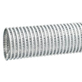 2" ID x 2.6" OD Tigerflex® WSTF™ Series Double-Ply Fabric-Reinforced Clear PVC Food-Grade Suction & Discharge Hose with White PVC Helix