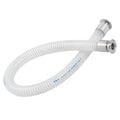1-1/2" (38mm) ID x 1.94" OD Vena® SIL 630 Series Translucent Wire-Reinforced Platinum-Cured Silicone Hose Assembly with 1-1/2" Tri-Clamp Fittings - 10' Length