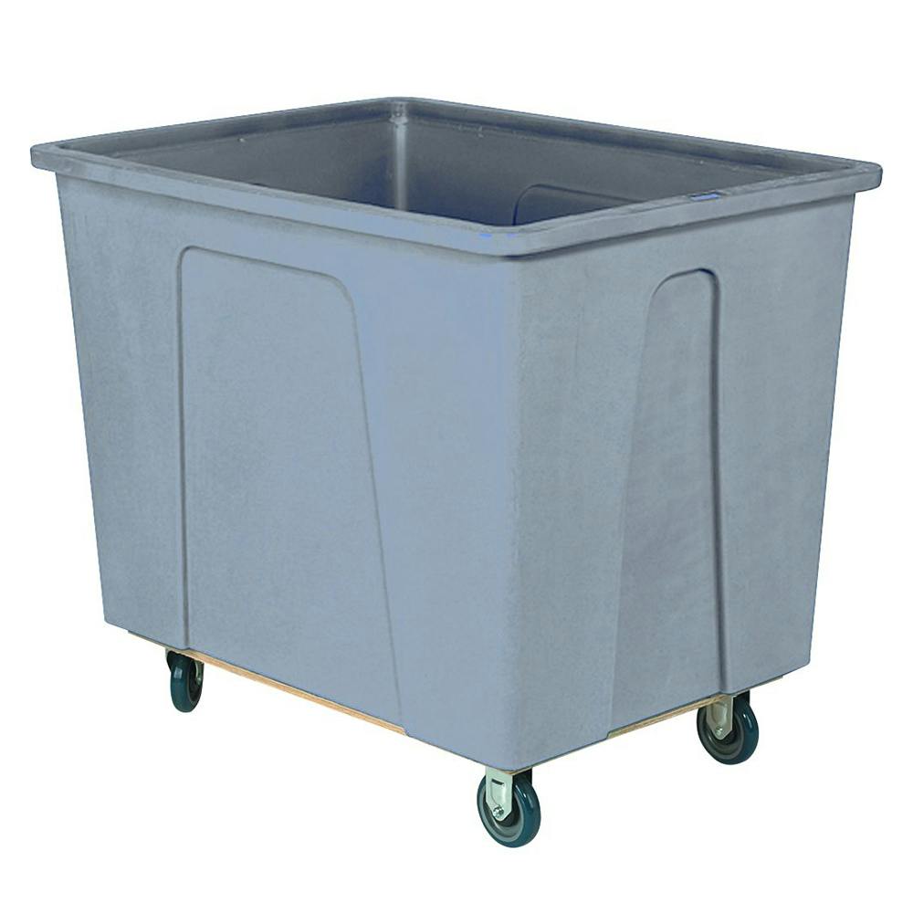 4 Bushel/32 Gallon Gray Box Truck - 32" L x 21" W x 21-1/2" Hgt. OD