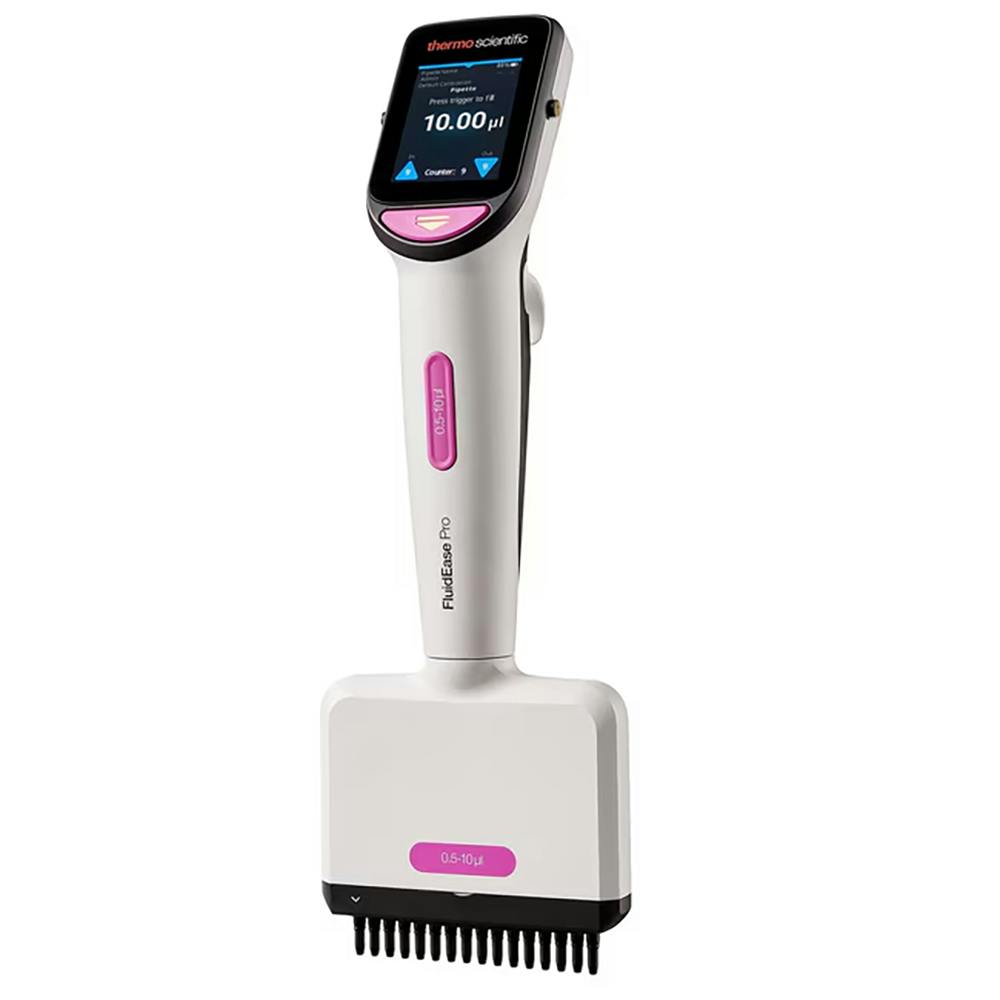 0.5 to 10µL, 16 Channel, Thermo Scientific™ FluidEase™ Pro ClipTip™ Electronic Pipette
