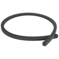 0.202" W x 0.202" Hgt. Black Buna-N Durometer 70A Square Cord Stock - 5' Length