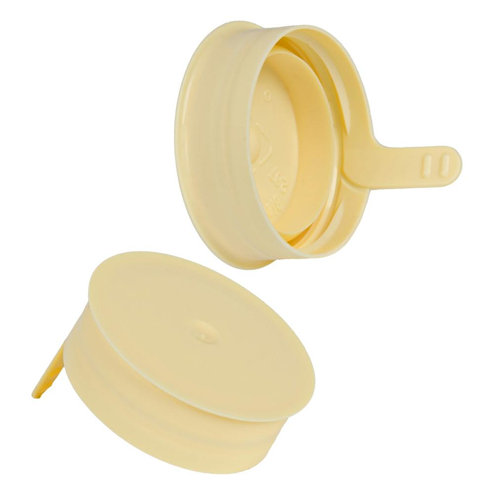 38mm STT Cream LDPE Tamper-Evident Snap-On Cap