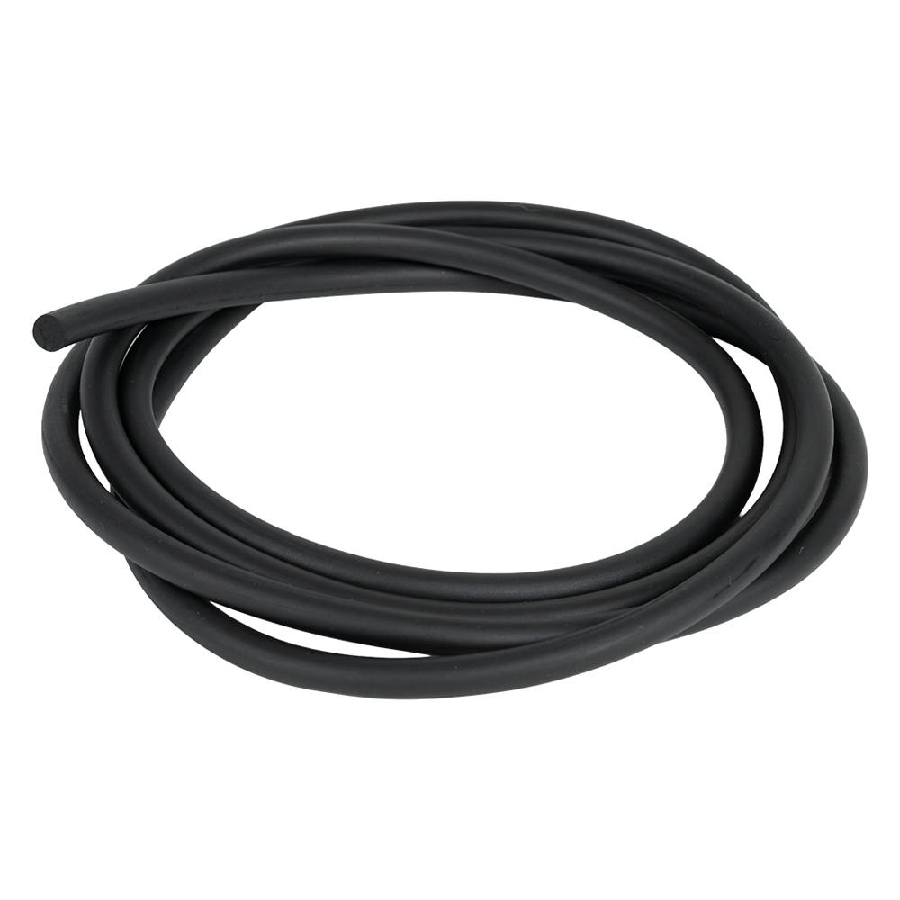 0.625" Dia. Black Buna-N Durometer 50A Round Cord Stock - 5' Length
