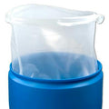55 Gallon LDPE Smooth Drum Liner w/ 24 Mil Wall