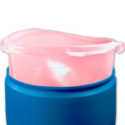 55 Gallon Anti-Static LDPE Smooth Drum Liner w/24 Mil Wall