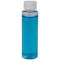 4 oz. Clear PET Slim Cylindrical Bottle with 24/400 White Ribbed Polypropylene Child-Resistant Cap (CRC) with F217 Liner