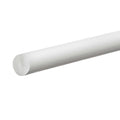 0.093" Dia. White Food-Grade Buna-N Durometer 70A Round Cord Stock - 50' Length