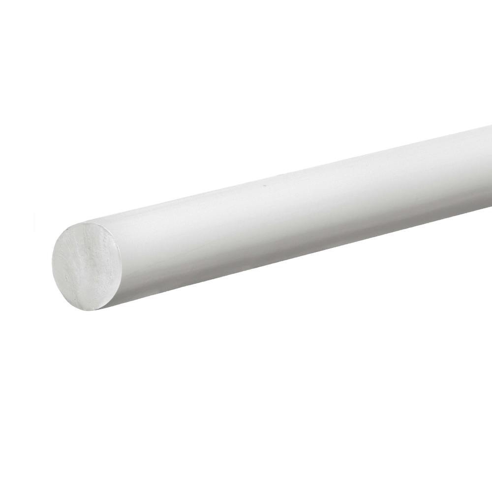 0.093" Dia. White Food-Grade Buna-N Durometer 70A Round Cord Stock - 100' Length