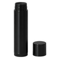 0.15 oz. Black Round Lip Balm Tube with Cap