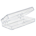 Clear Polystyrene Hinged Box - 2-7/8" L x 1-3/16" W x 1/2" Hgt. (Case of 1775)