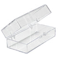 Clear Polystyrene Hinged Box - 2-7/8" L x 1-3/16" W x 1" Hgt. (Case of 1000)
