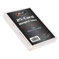 BCW® Clear Polystyrene Hinged Box - 3-11/16" L x 2-11/16" W x 1/2" Hgt. - Holds 25 Cards (Case of 100)