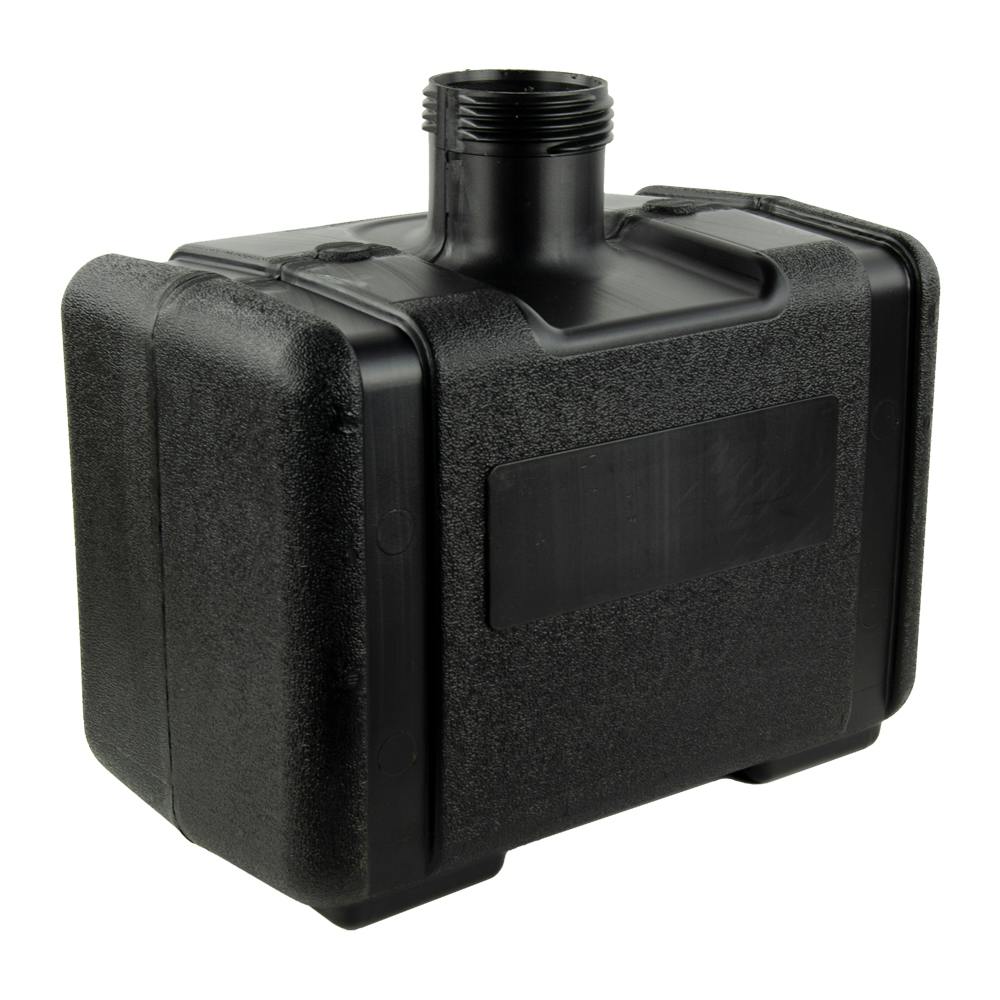 5 Gallon Black HDPE Multi-Purpose Tank with 3.5" Neck Dia. (Cap Sold Separately)