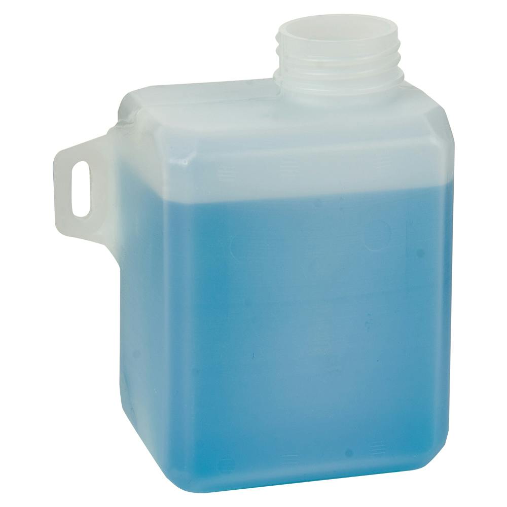 0.75 Quart Natural HDPE Multi-Purpose Tank with Mounting Tabs & 1.625" Neck Dia. (Cap Sold Separately)