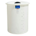 325 Gallon Natural Closed Top Vertical Batch Tank - 36" Dia. x 81" Hgt.