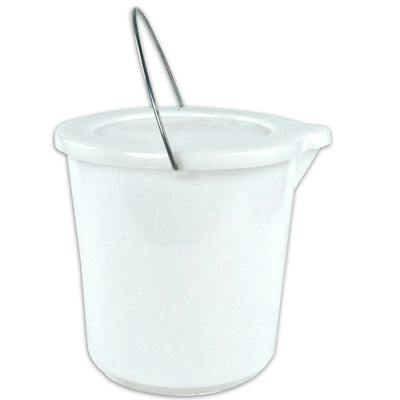 3 Gallon White HDPE Pail (Cover Sold Separately)