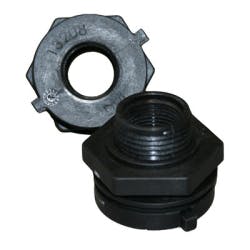 2" Heavy Duty Polypropylene Bulkhead Fitting with Santoprene™ Gasket (for Tanks 3000 Gallon & Larger)