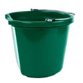 14 Quart Green Flat Back Bucket