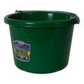 8 Quart Green Molded Rubber-Polyethylene Pail