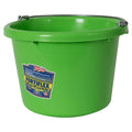 8 Quart Mango Green Molded Rubber-Polyethylene Pail