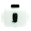 3 Quart HDPE Windshield Washer Tank Assembly with 24 Volt Pump - 8.63" L x 4.25" W x 7.63" Hgt.