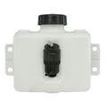 2 Quart HDPE Windshield Washer Tank Assembly with 12 Volt Pump - 8.63" L x 4.25" W x 5.26" Hgt.