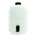 5 Quart HDPE Windshield Washer Tank Assembly with 24 Volt Pump - 8.62" L x 4.17" W x 12.9" Hgt.