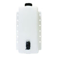 6 Quart HDPE Windshield Washer Tank Assembly with 24 Volt Pump - 8.62" L x 4.17" W x 15.29" Hgt.
